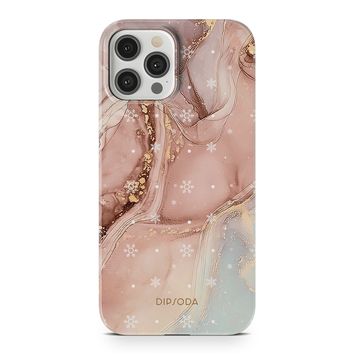 Enchanted Tales Pink Pastel Snow Christmas Phone Case | DIPSODA