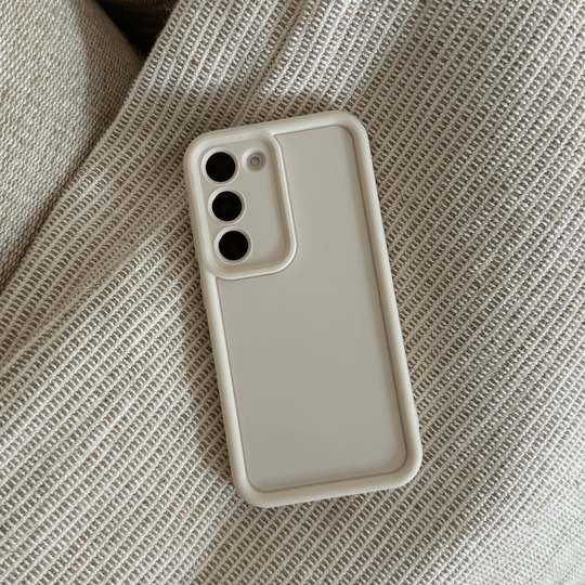 Cream Samsung Phone Case