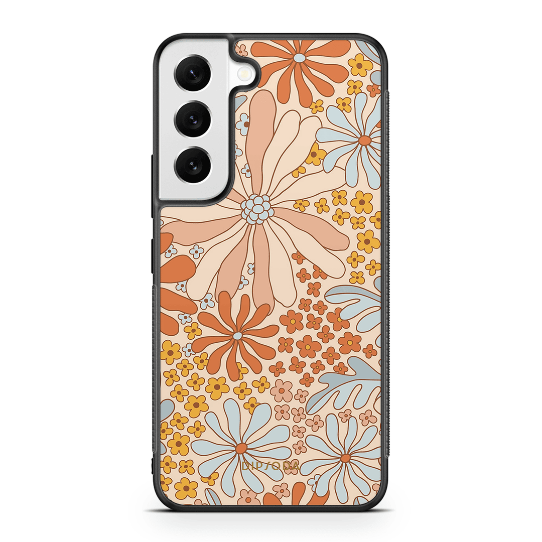 Autumn Florals Rubber Phone Case