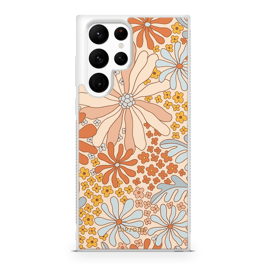 Autumn Florals Rubber Phone Case