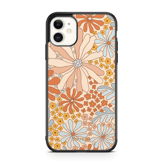 Autumn Florals Rubber Phone Case