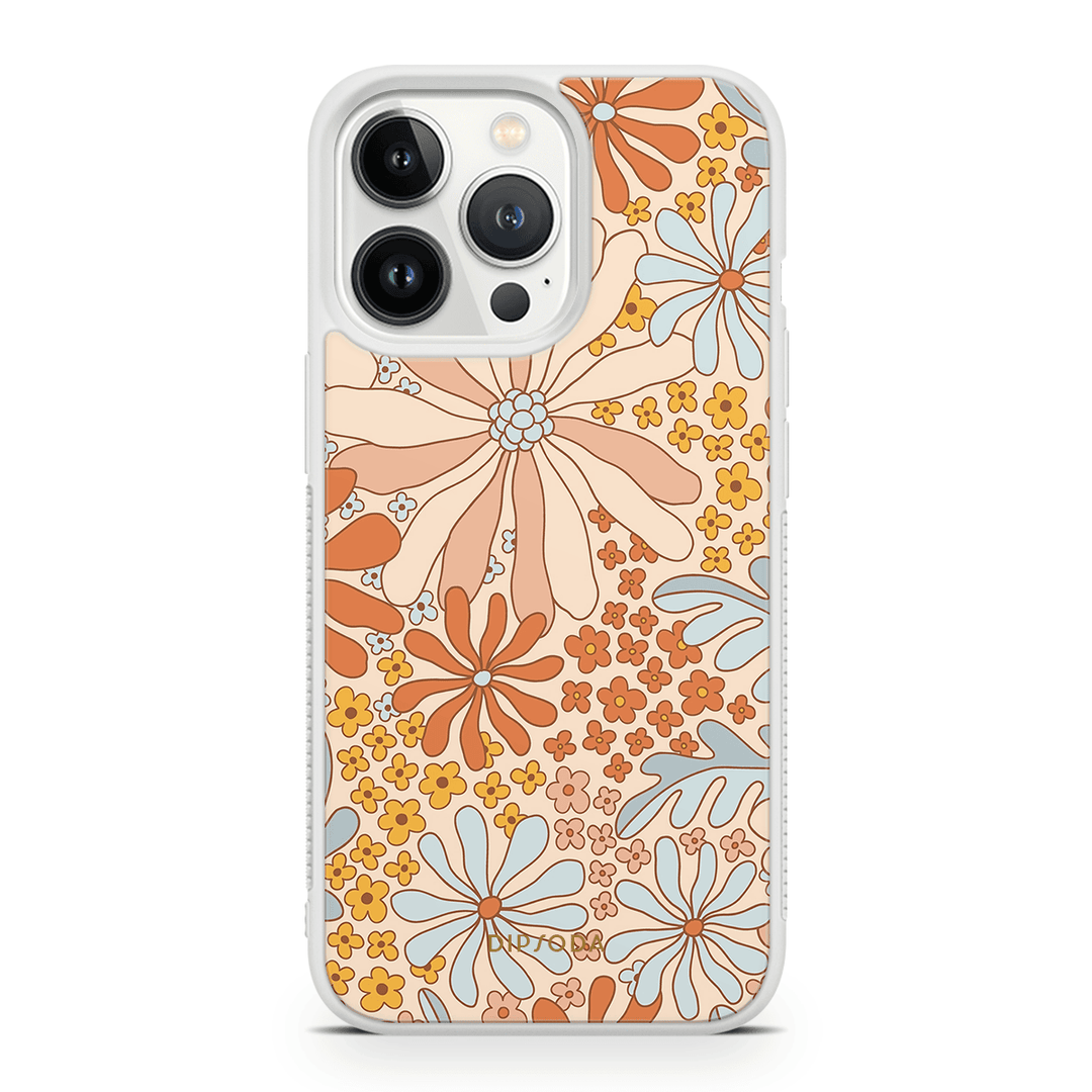 Autumn Florals Rubber Phone Case