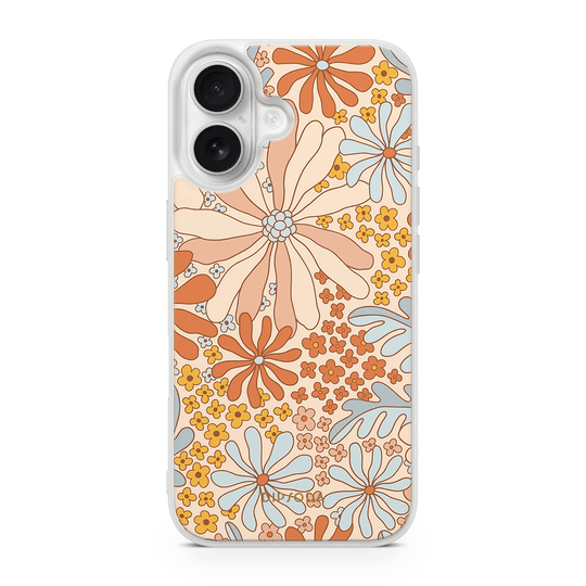 Autumn Florals Rubber Phone Case