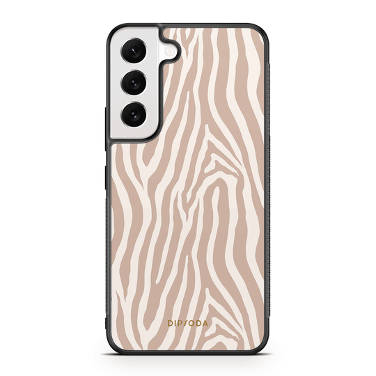 Beige Zebra Print Phone Case