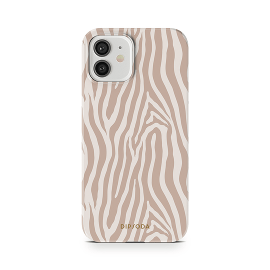 Beige Zebra Phone Case