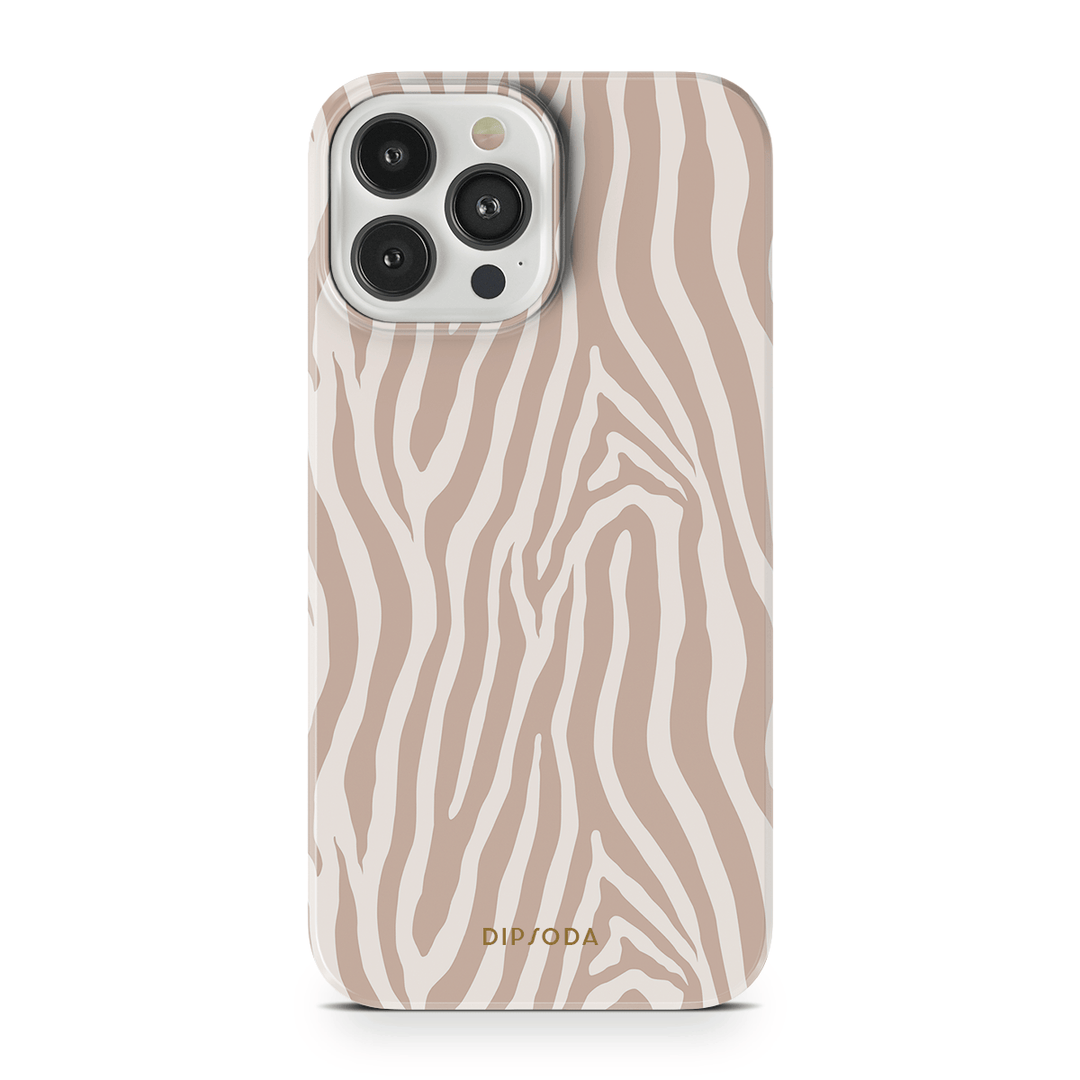 Beige Zebra Phone Case