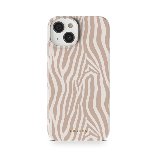 Beige Zebra Phone Case