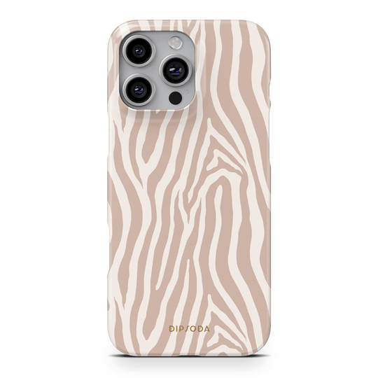 Beige Zebra Phone Case