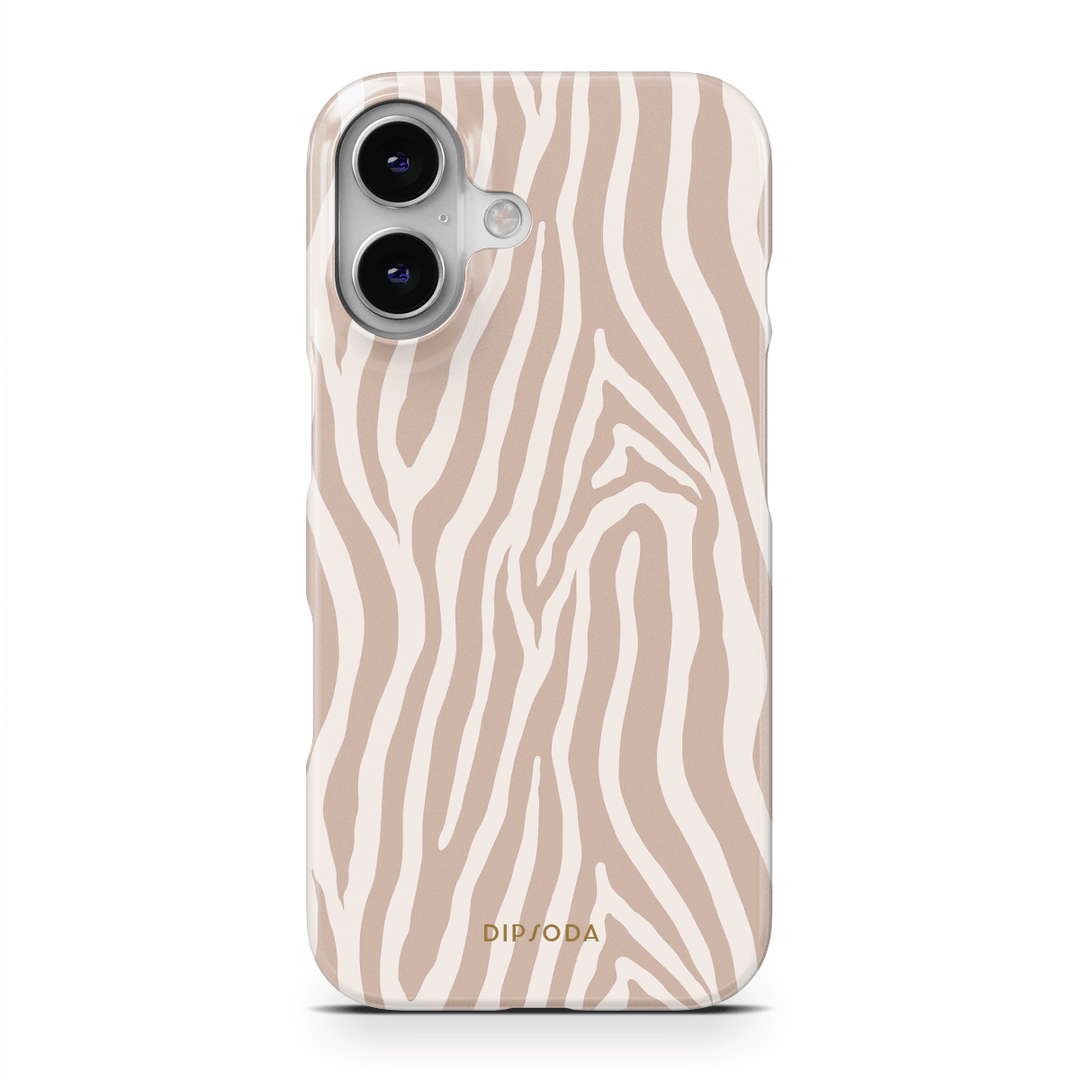 Beige Zebra Phone Case