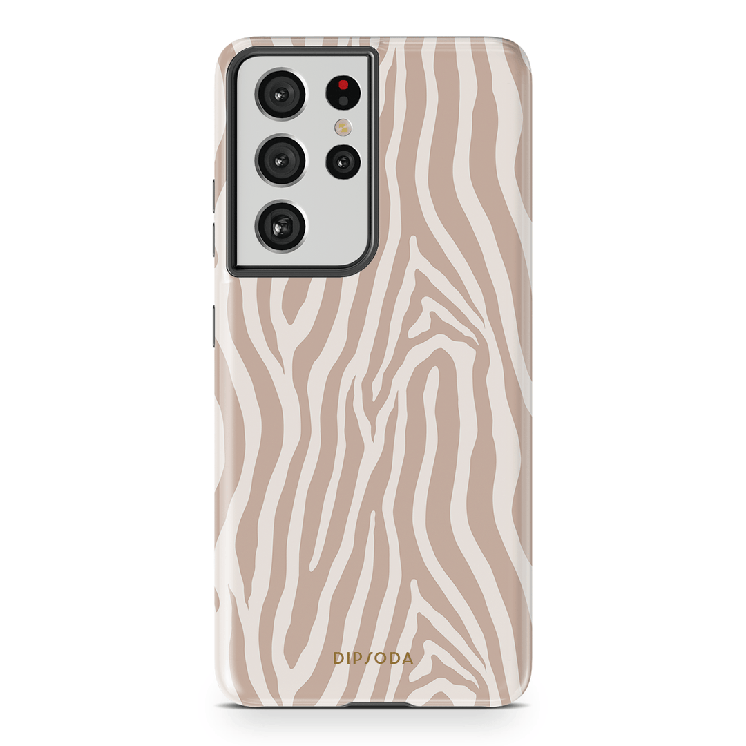 Beige Zebra Phone Case