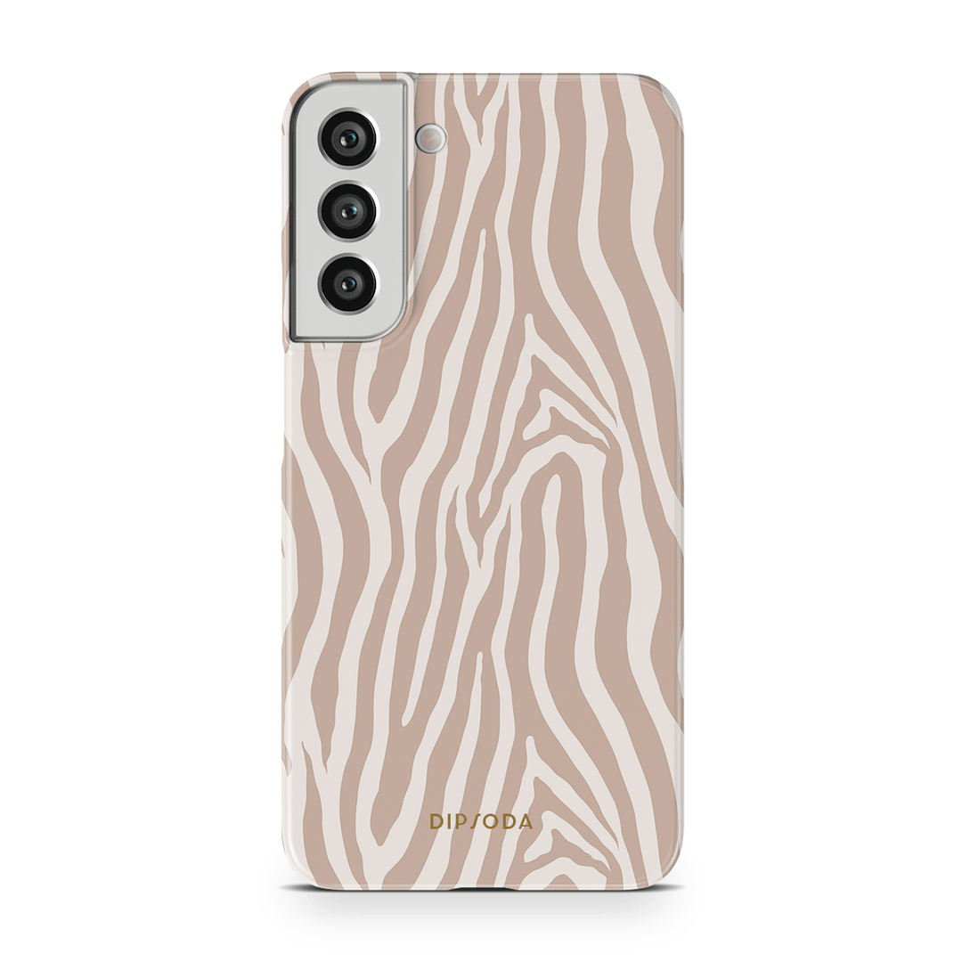 Beige Zebra Phone Case