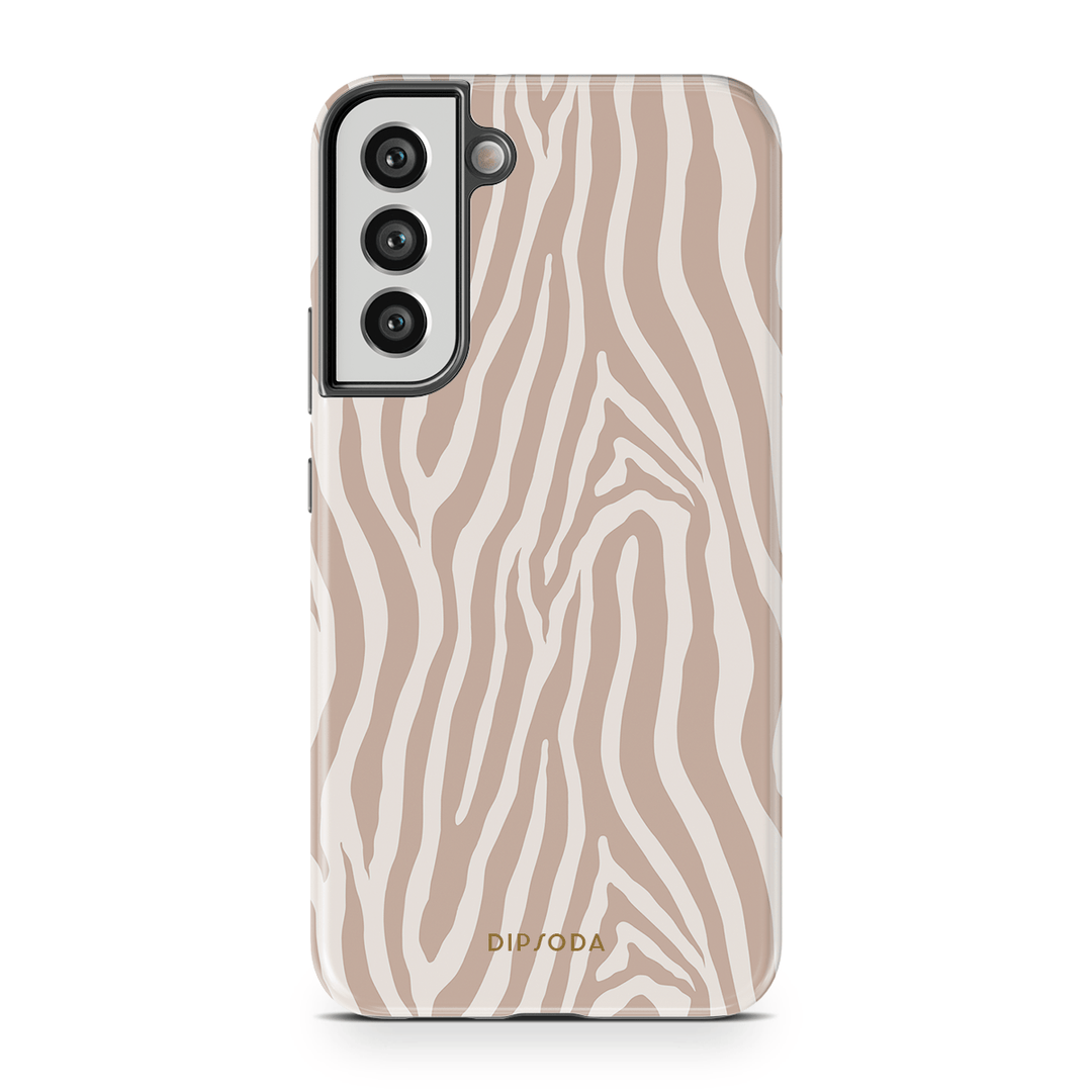 Beige Zebra Phone Case