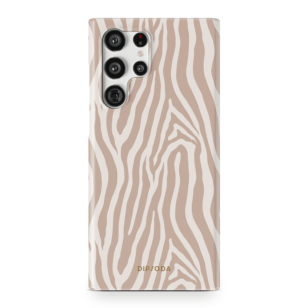 Beige Zebra Phone Case