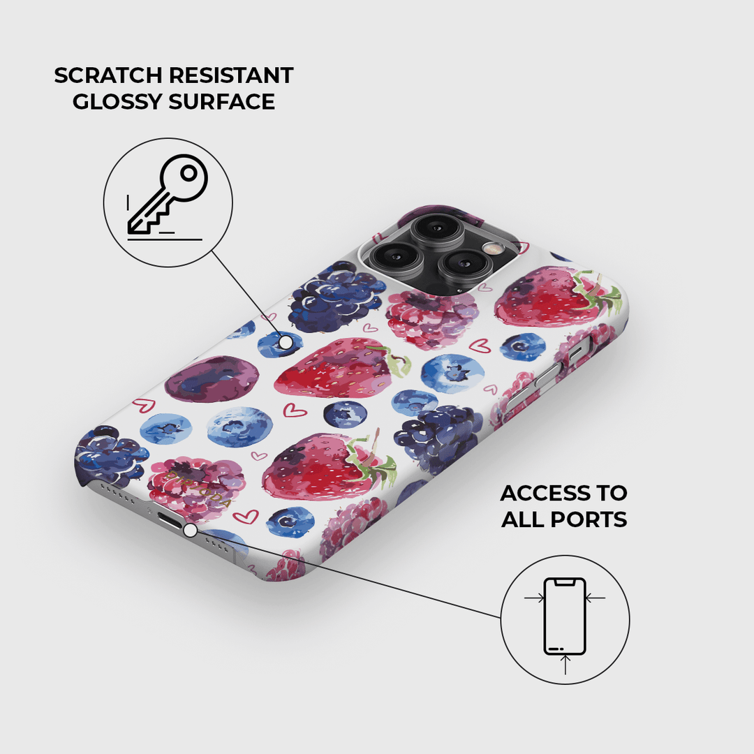 Berry Romance Phone Case