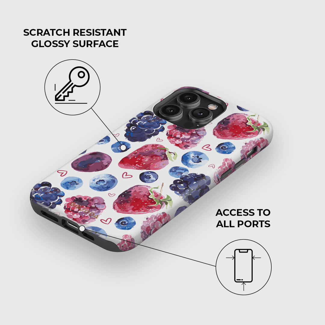 Berry Romance Phone Case