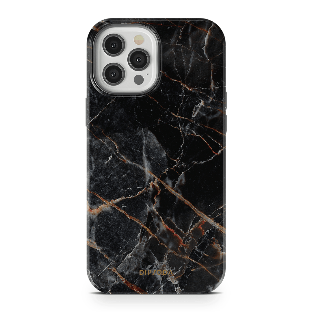 Black Marble Phone Case