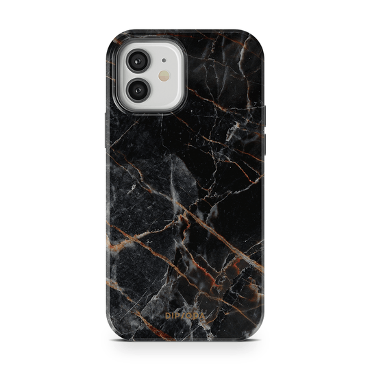 Black Marble Phone Case