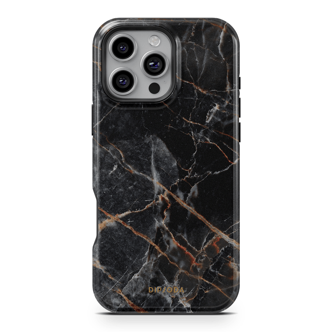 Black Marble Phone Case