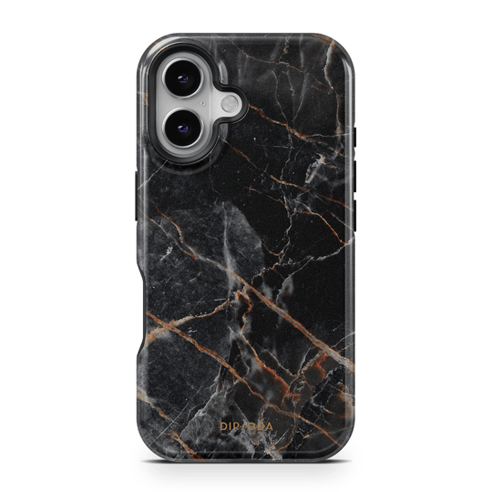 Black Marble Phone Case