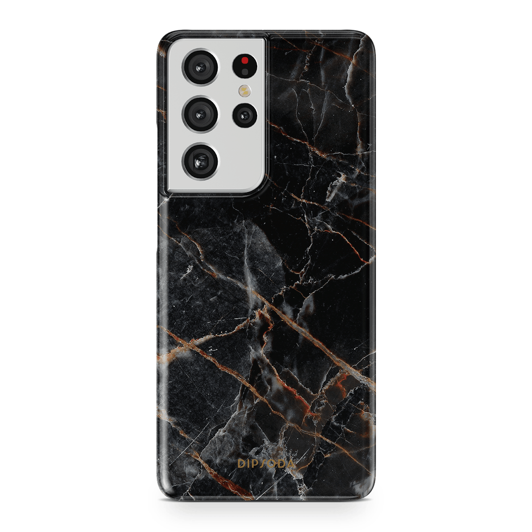 Black Marble Phone Case