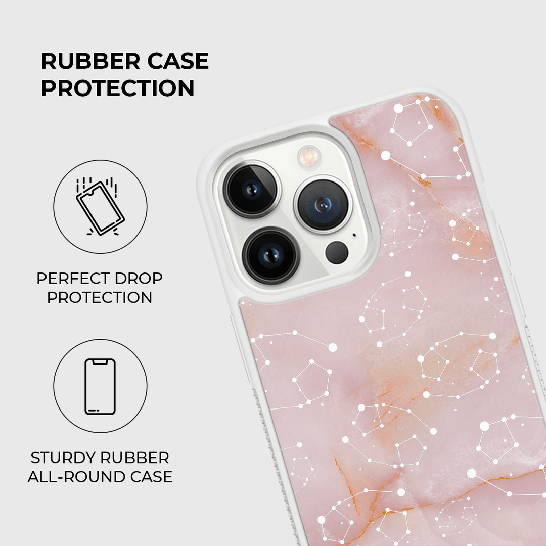 Cancer Zodiac Rubber Phone Case