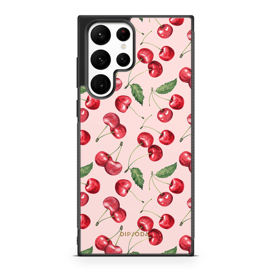 Cherry Delight Rubber Phone Case