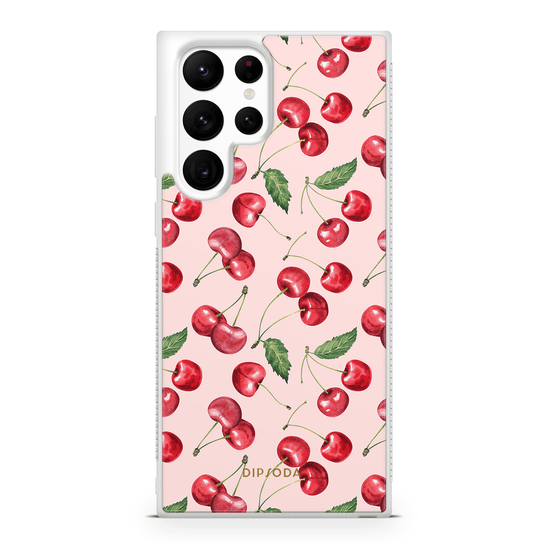 Cherry Delight Rubber Phone Case