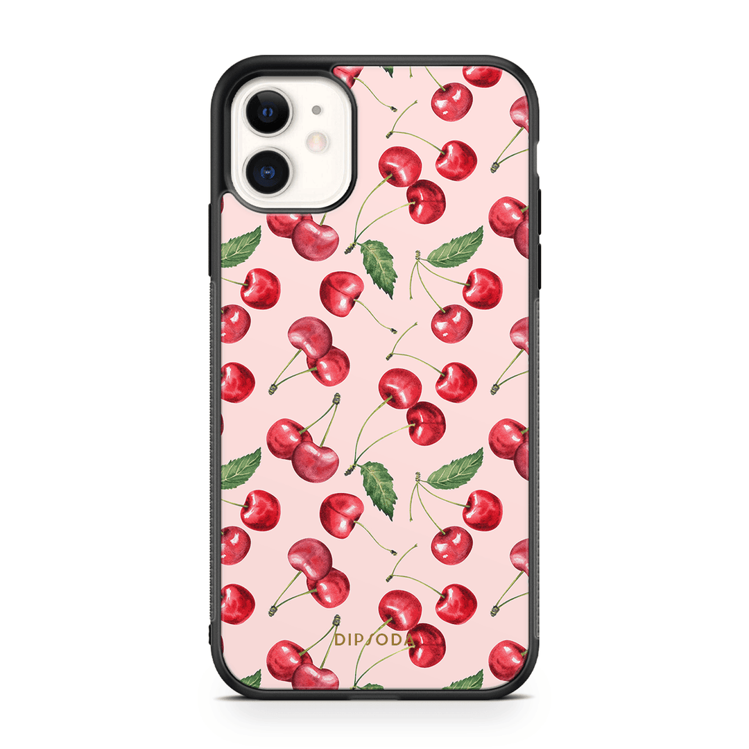 Cherry Delight Rubber Phone Case