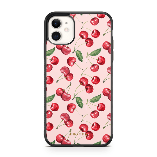 Cherry Delight Rubber Phone Case