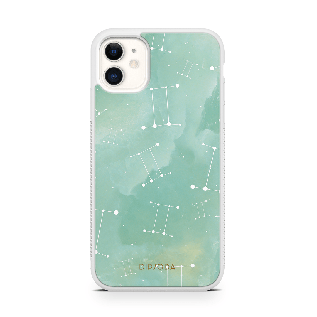 Gemini Zodiac Rubber Phone Case