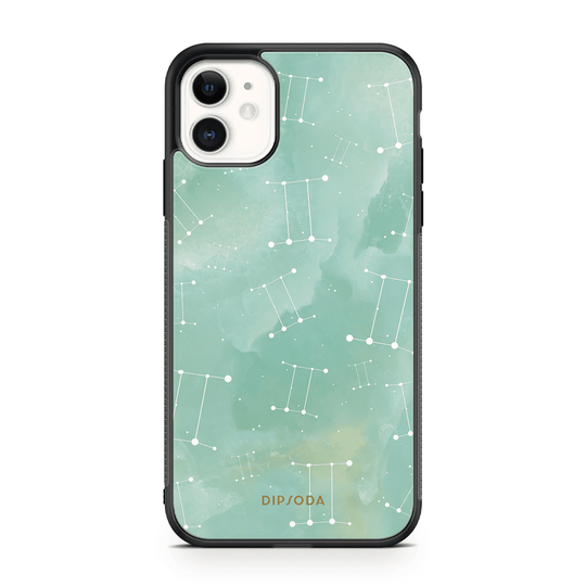 Gemini Zodiac Rubber Phone Case