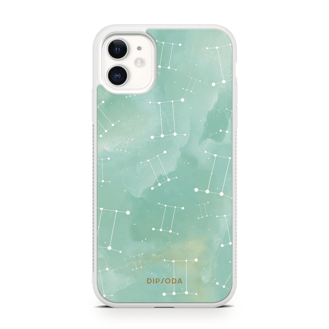 Gemini Zodiac Rubber Phone Case