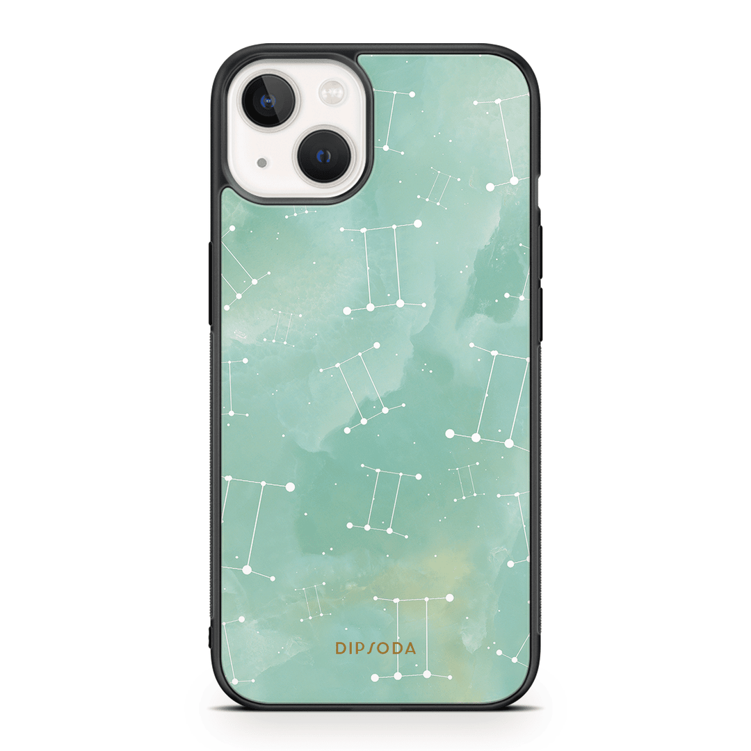 Gemini Zodiac Rubber Phone Case