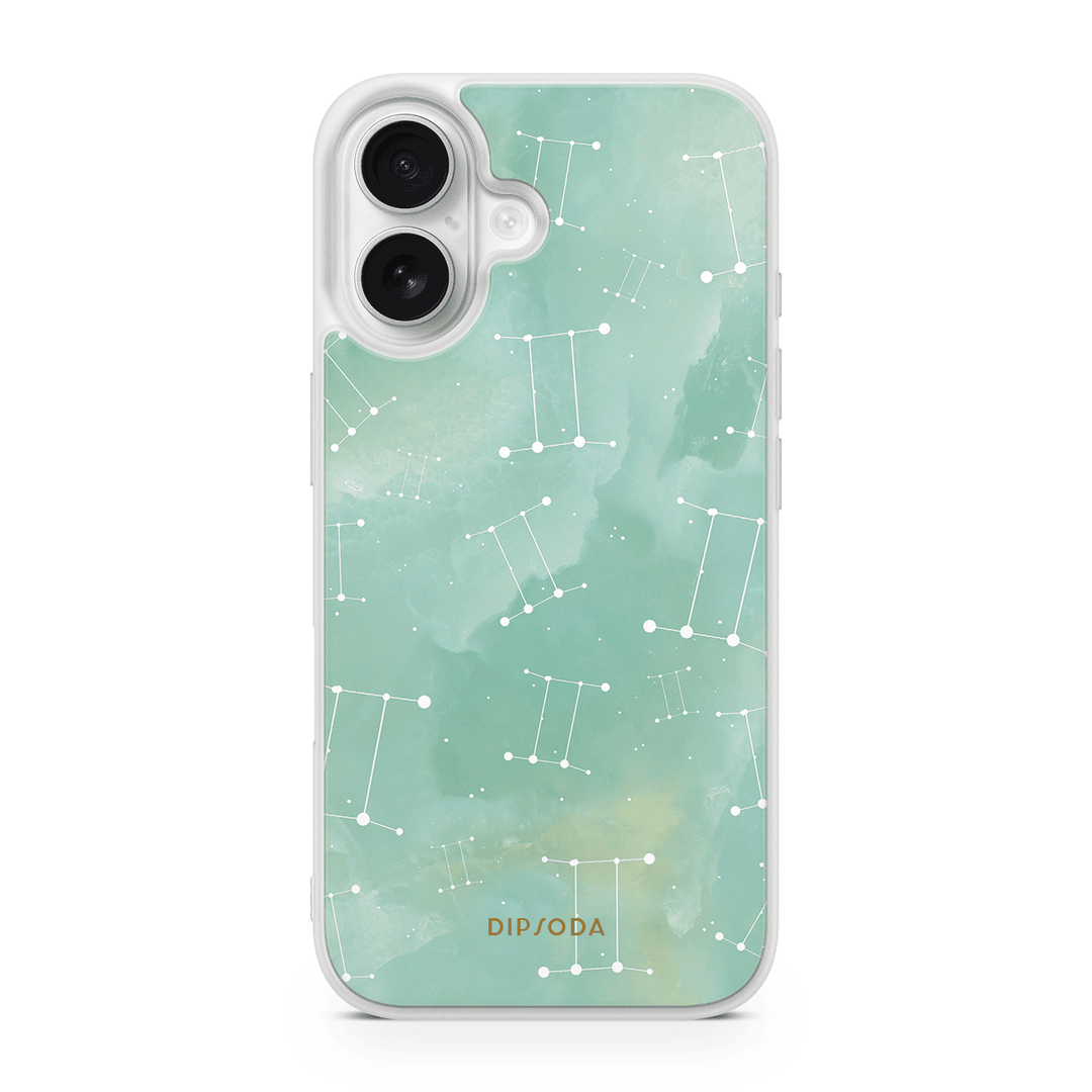 Gemini Zodiac Rubber Phone Case