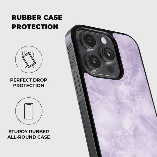 Lavender Quartz Rubber Phone Case