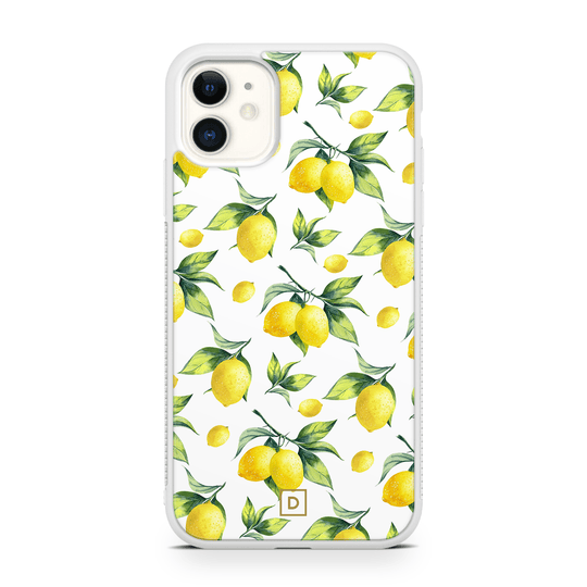 Lusty Lemons Rubber Phone Case