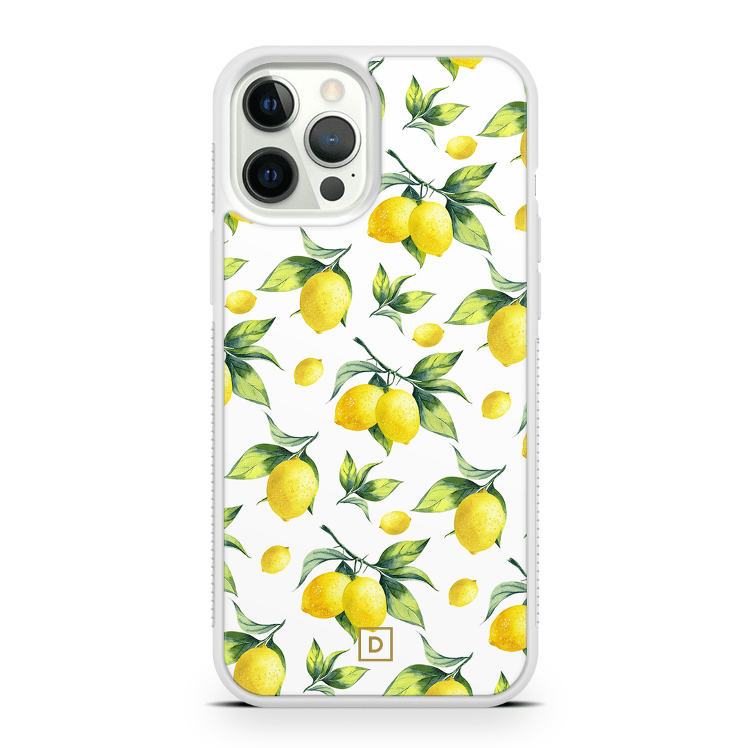 Lusty Lemons Rubber Phone Case