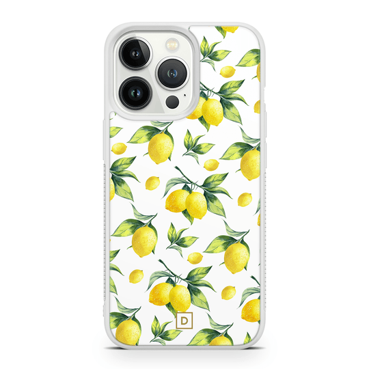 Lusty Lemons Rubber Phone Case