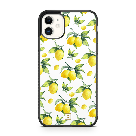 Lusty Lemons Rubber Phone Case