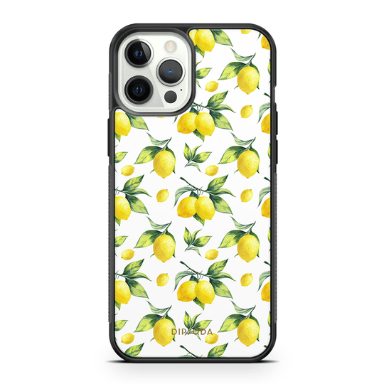 Lusty Lemons Rubber Phone Case