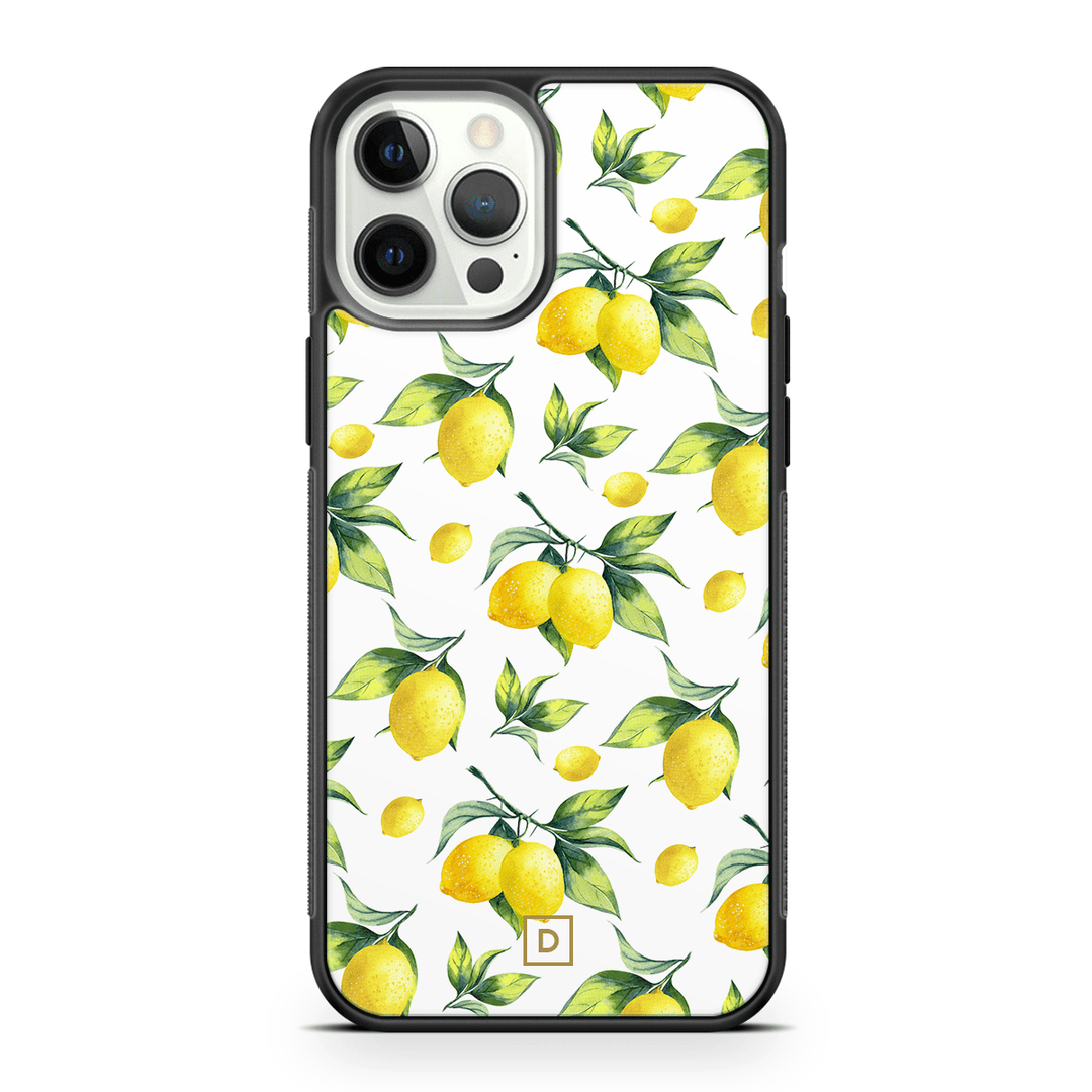 Lusty Lemons Rubber Phone Case