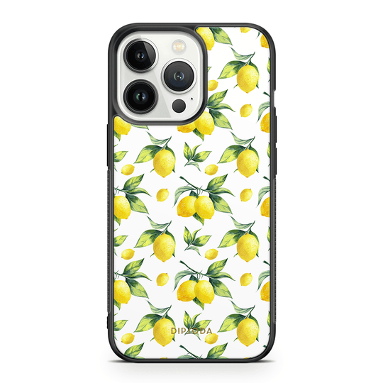 Lusty Lemons Rubber Phone Case