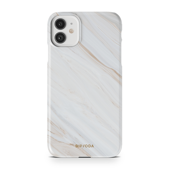 Marbled Cream Phone Case