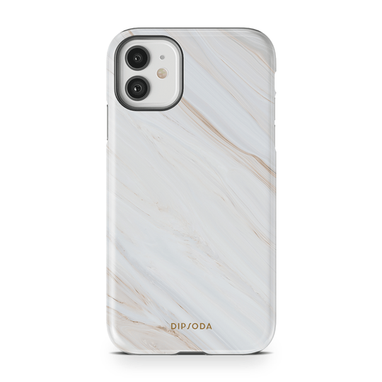 Marbled Cream Phone Case