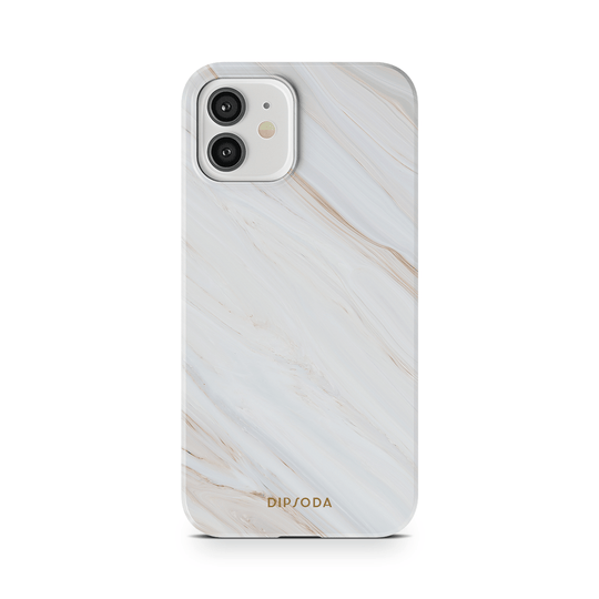 Marbled Cream Phone Case