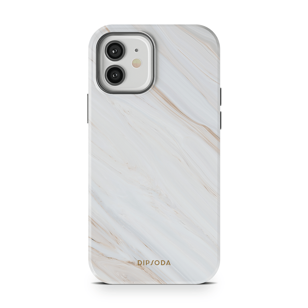 Marbled Cream Phone Case