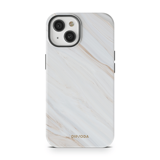 Marbled Cream Phone Case