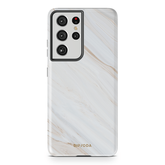 Marbled Cream Phone Case