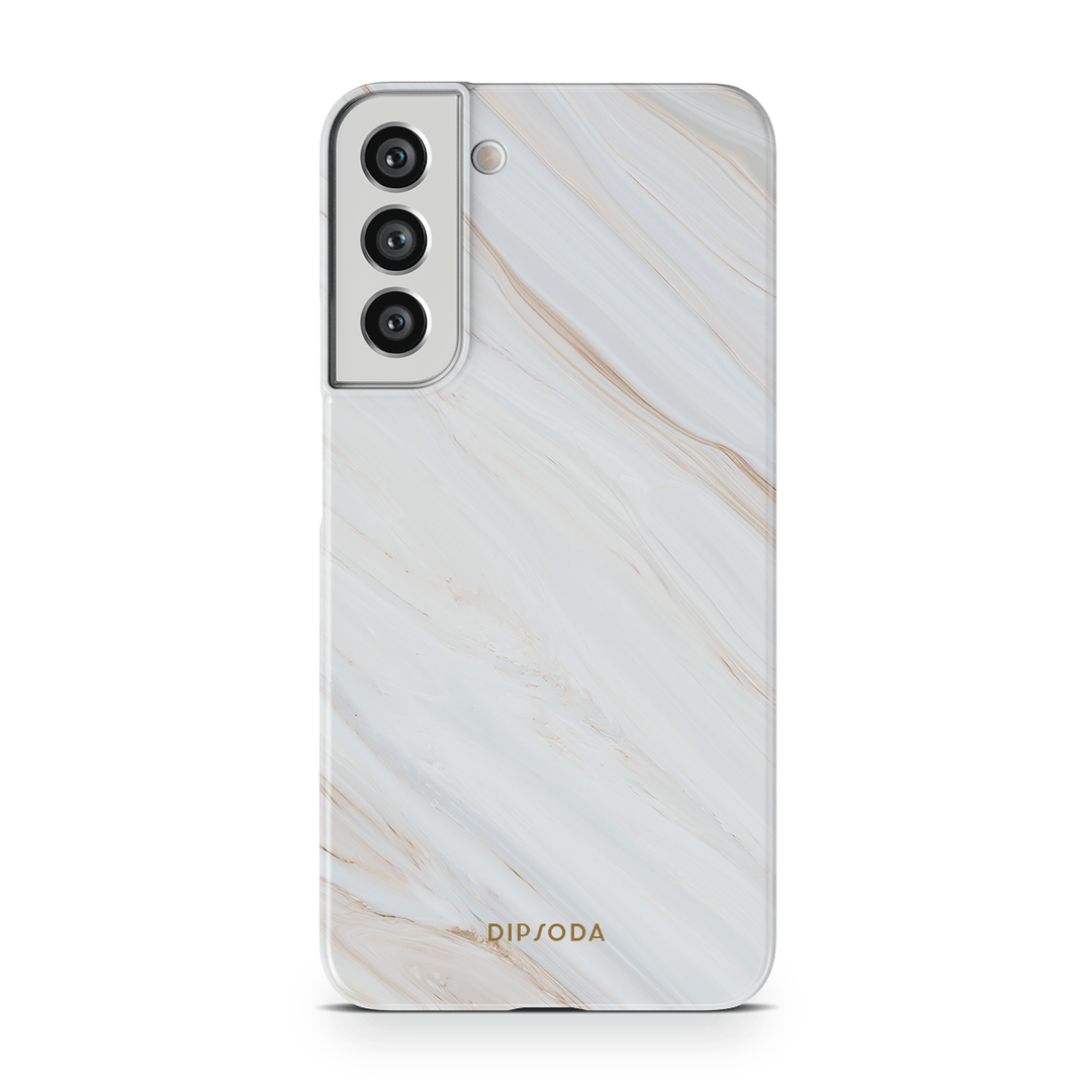 Marbled Cream Phone Case