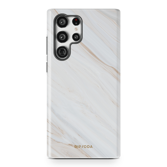 Marbled Cream Phone Case